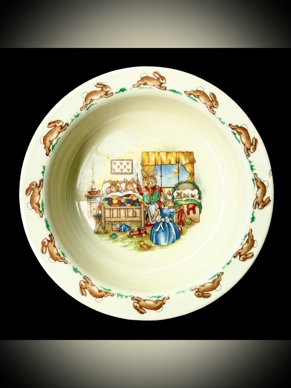 Royal Doulton Bunnykins Golden Jubilee Celebration Child Bowl England 6.25”D